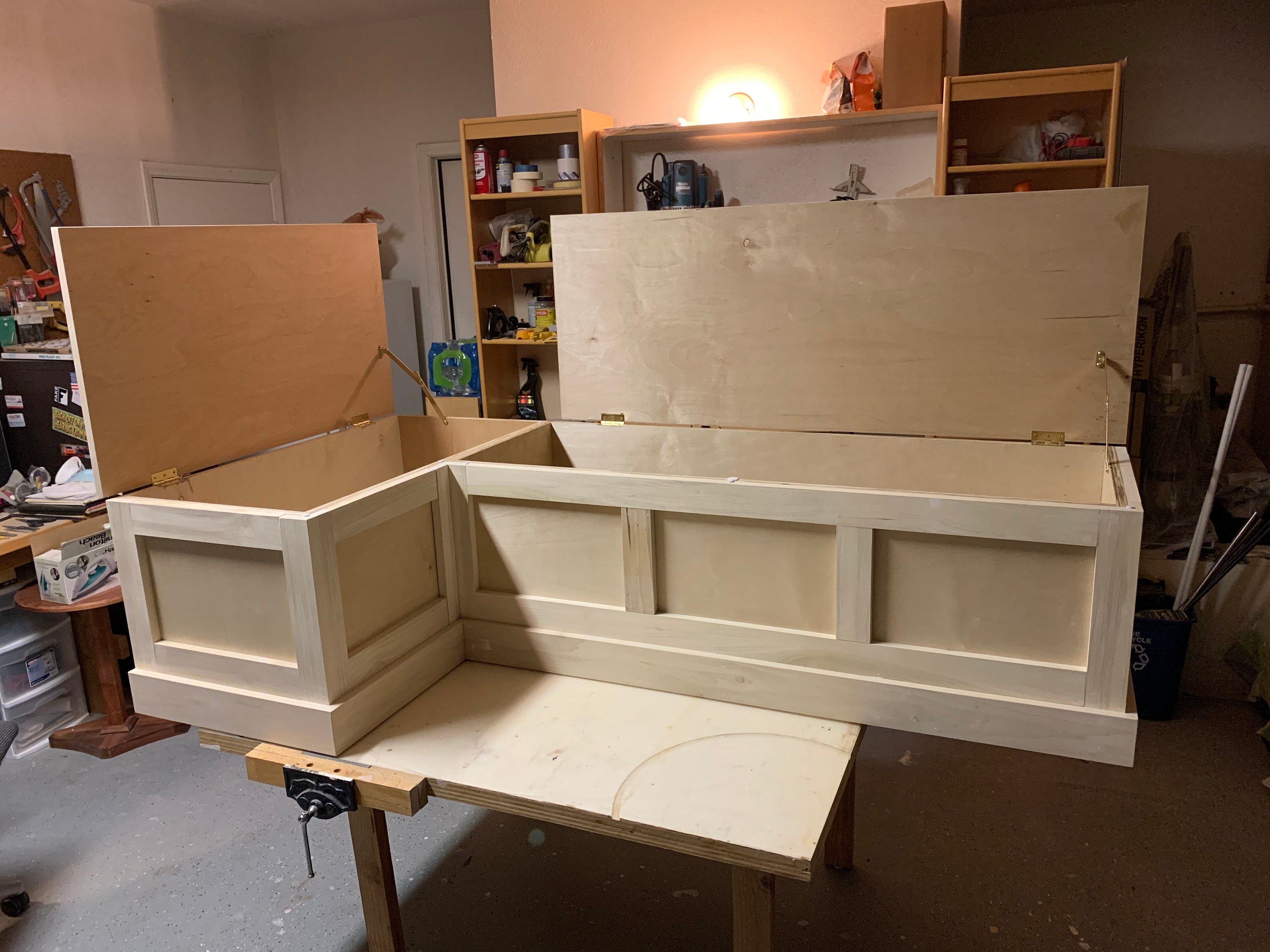 Seating and Storage Bench - Etsy