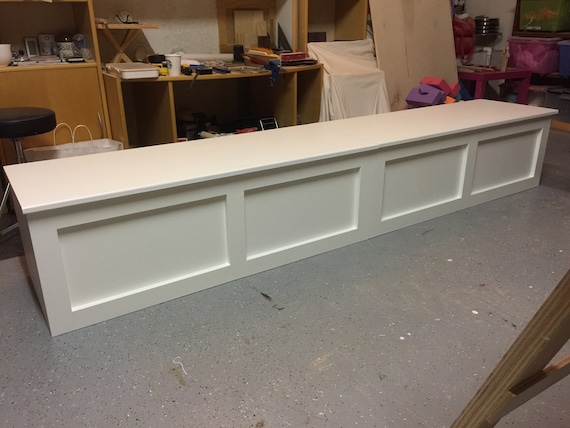 Desk bench with storage hotsell