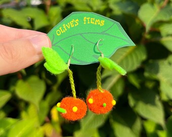 fruity earrings