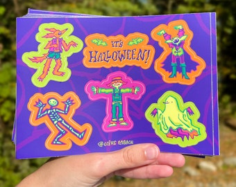 halloween sticker sheet