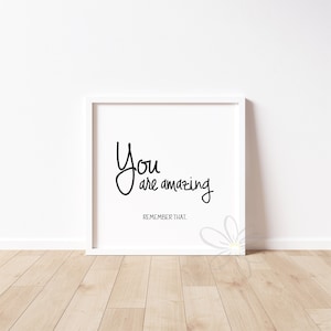 Cricut ウォール アート、印刷可能な引用サイン、You Are Amazing、彼女への DIY 誕生日プレゼント、デジタル ダウンロード用の SVG ファイル