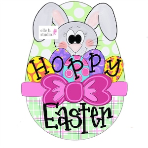 TEMPLATE: Easter Basket, Hoppy Easter Basket