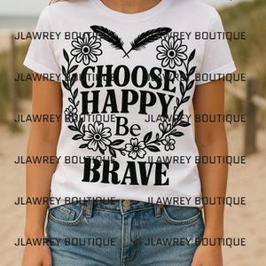 Choose Happy SVG, JPEG, PNG, Clip Art