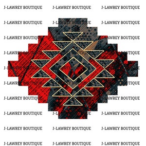 Aztekenmuster Abstrakte Form Sublimation PNG