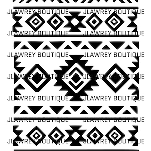 Aztec Tribal Design Pattern C SVG, JPEG, PNG, Clip Art