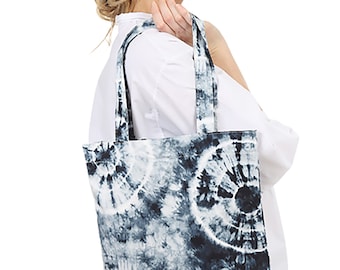 ★TOUT Y EST★ Mmlg DAY TOTE TYEDIE PARA BLUE MMLGBC1A013 Blue Tie Dye Cotton Tote Bag - Etsy