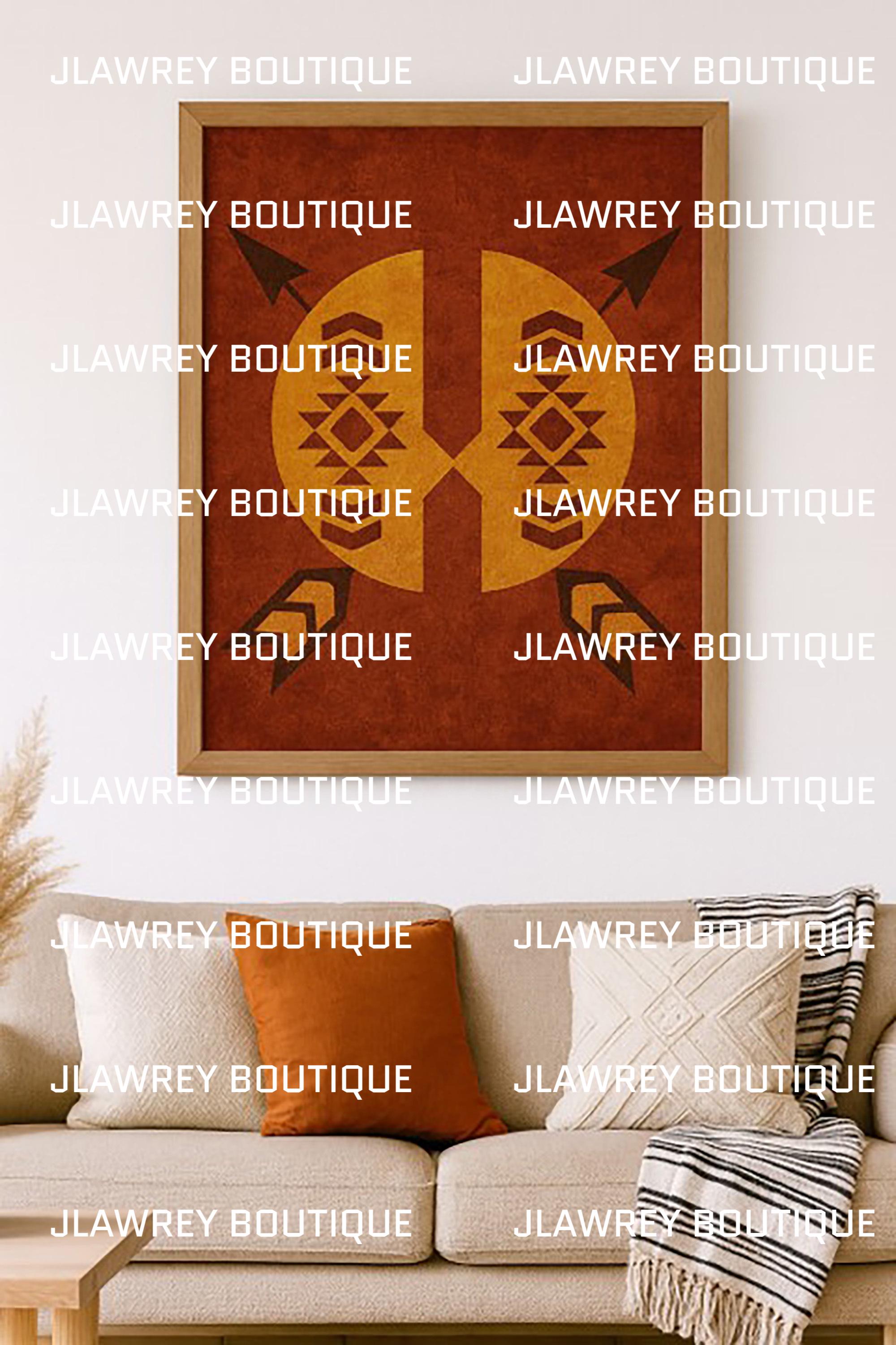 Aztec Arrow Boho Circle SVG, PNG, JPEG, Clip Art - Etsy