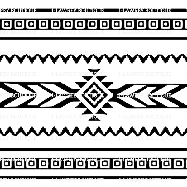 Tribal Pattern SVG, PNG, JPEG, Clip Art