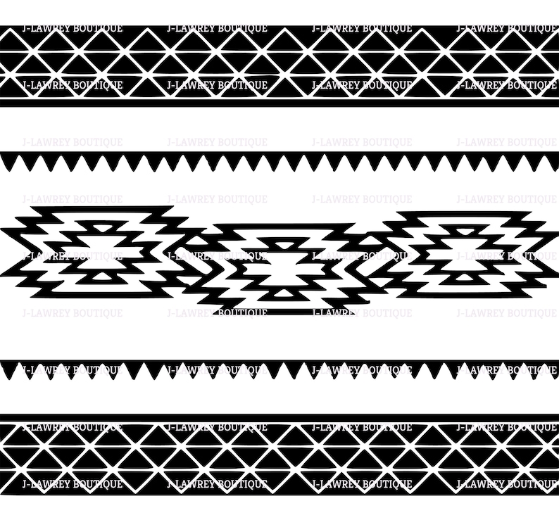 Aztec Border SVG