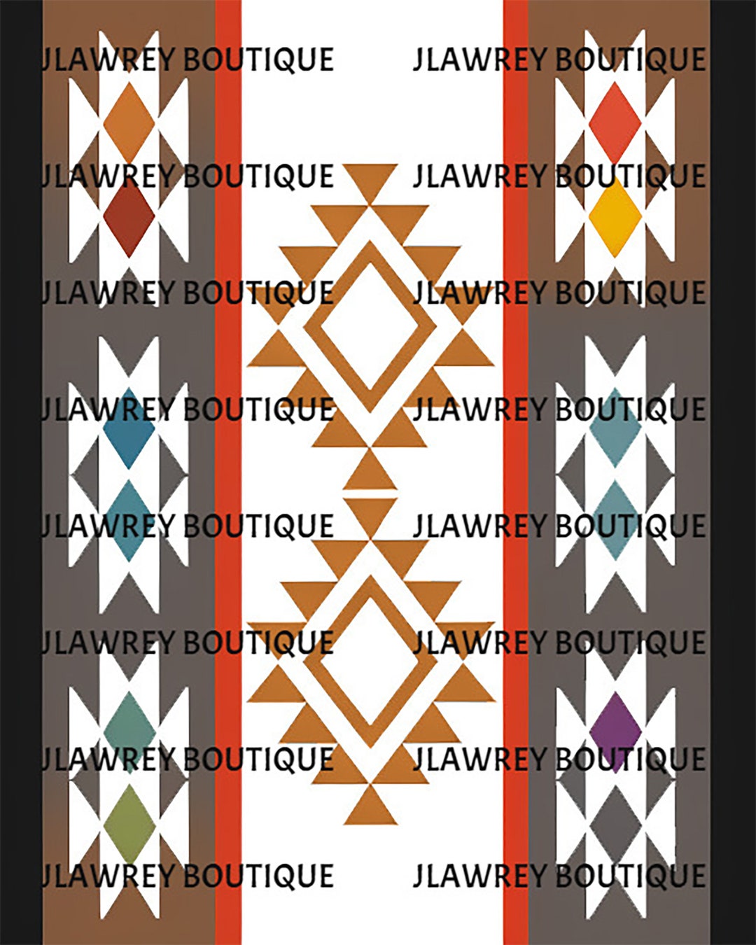 Aztec Multicolor Pattern PNG, JPEG, Clipart - Etsy