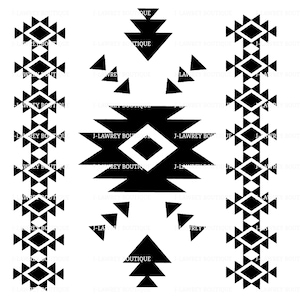 Aztec Tribal Pattern SVG, JPEG, PNG, Clip Art