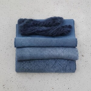 Indigo natural dye kit for 0.45lb fabric, indigo color,natural dye, fabric dye, tie dye, mordant, diy, plant, batic, botanical, #10 image 2