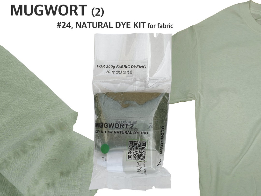 Mugwort Dye Kit for 0.45lb Fabric, Sage Green Color, Natural Dye, Fabric Dye, Tie Dye, Mordant, Diy, Plant, Batic, Botanical, 24 - Etsy Mugwort Dye Kit for 0.45lb Fabric, Sage Green Color, Natural Dye, Fabric Dye, Tie Dye, Mordant, Diy, Plant, Batic, Botanical, 24 - Etsy