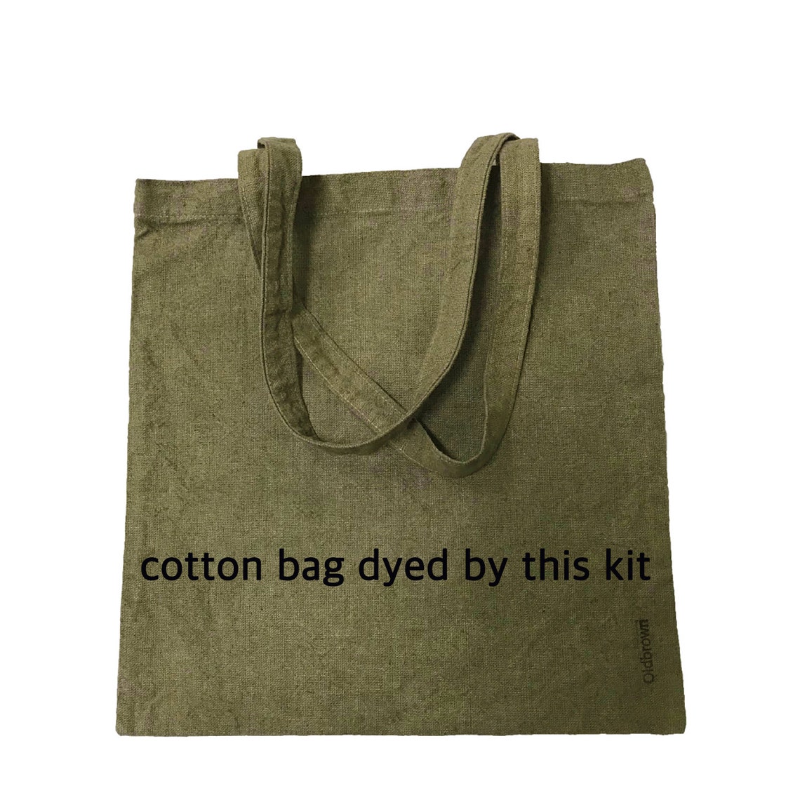 Vintage khaki color Fabric natural dye kits made with Etsy