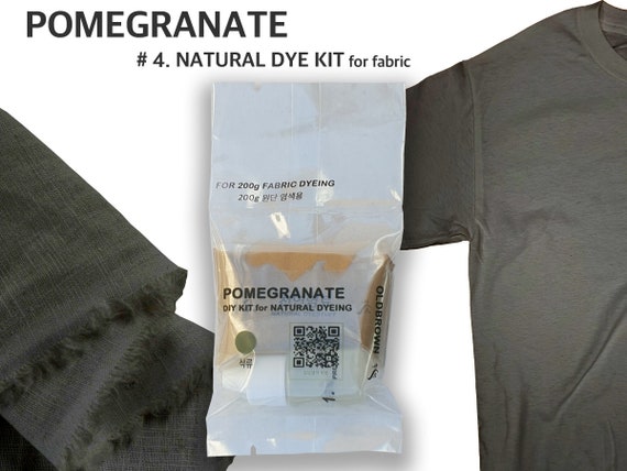 HOW TO NATURALLY DYE FABRIC BLACK, DYE WITH POMEGRANATE, IRON AND LOGWOOD