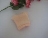 Vintage 1960s Barbie Clothes, Fashion Pak Pink Square Neck Sweater With Original Mattel Black White Barbie Doll Tag