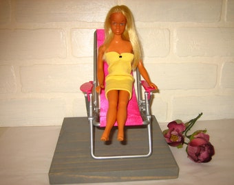 1971 Vintage Barbie Doll Sunset Malibu Model #1067 Dark Tan Japan TNT Body