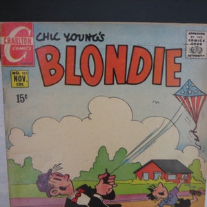 1969 Blondie Comic Book, Number 182, 15 Cents, Vintage Charlton Comics image 2