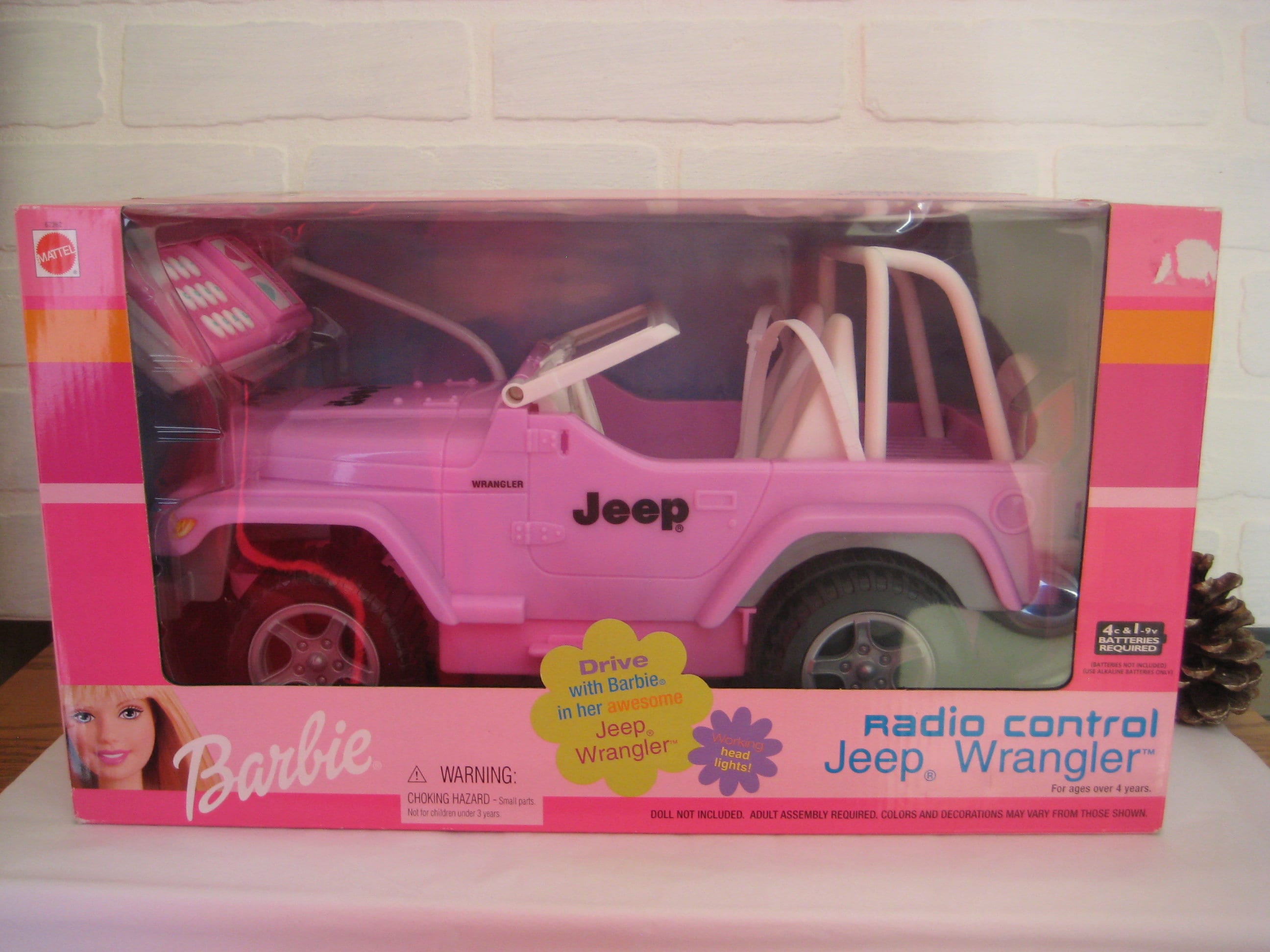 Barbie Radio Control Jeep Wrangler Vintage Pink Mattel 2001 - Etsy