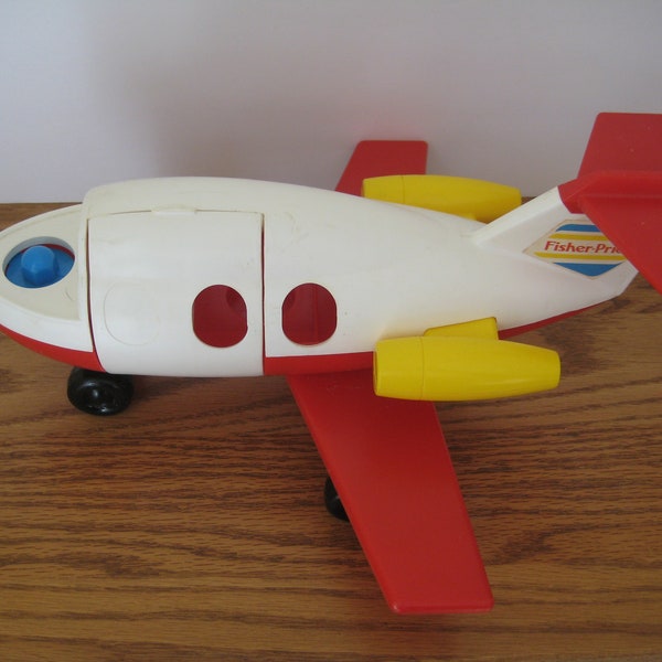 Vintage Fisher Price Little People Airplane, 1990