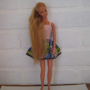 Vintage Bendleg Barbie, Extra Long Blonde Hair, Dress Not Included, Malaysia Body