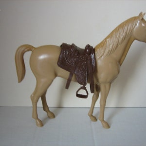 Vintage 1966 Lakeside Toy Horse avec selle