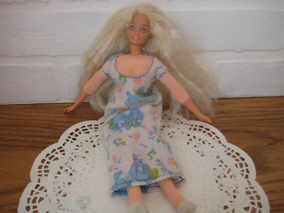 bedtime barbie doll made by mattel
