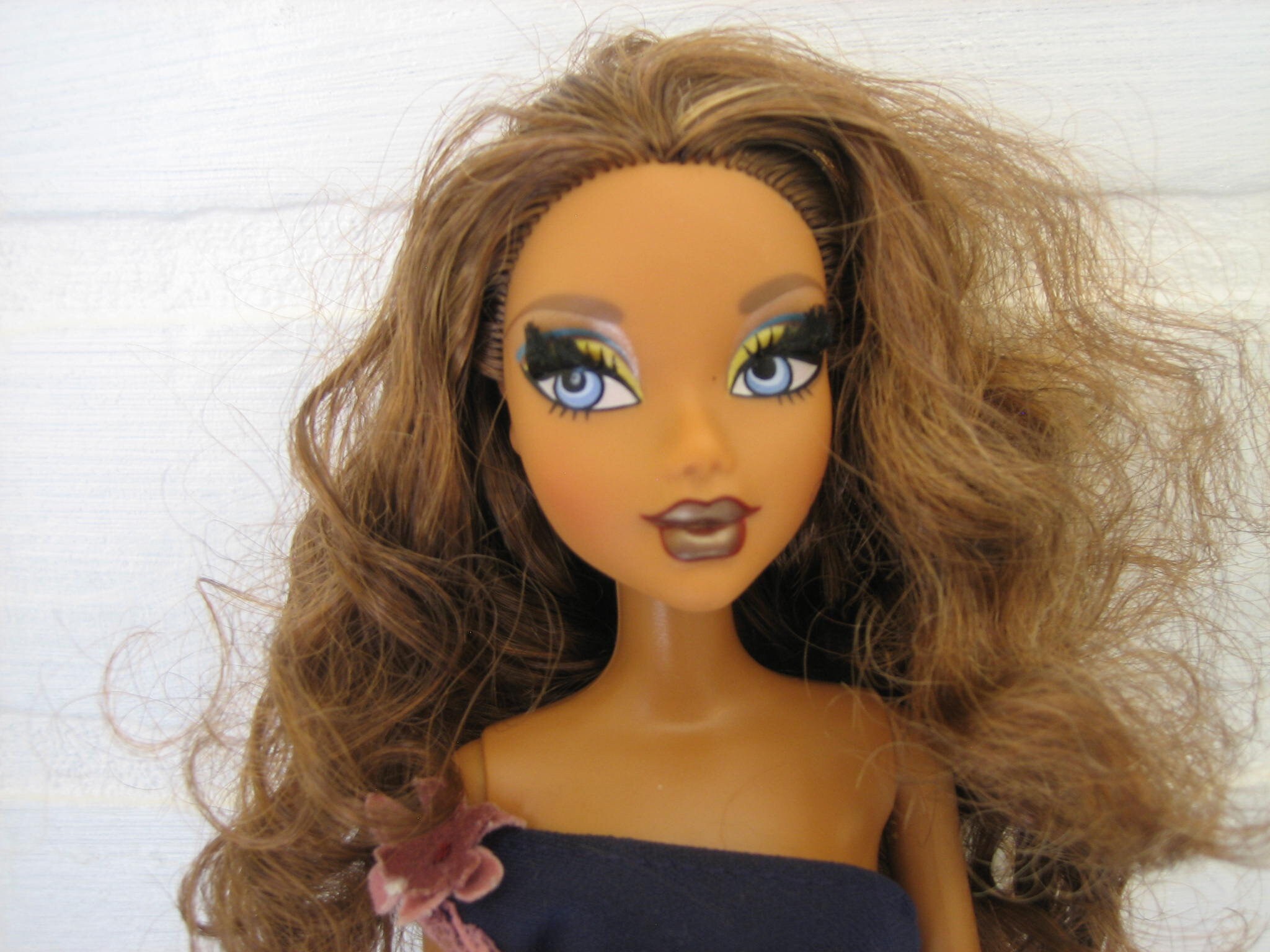 Barbie My Scene Goes Hollywood Madison Doll African American Rooted Eyelash Rare 