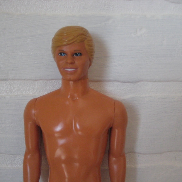 1988 My First Ken Doll, Easy to Dress, Straight Arms & Legs, 1968 Malaysia Body