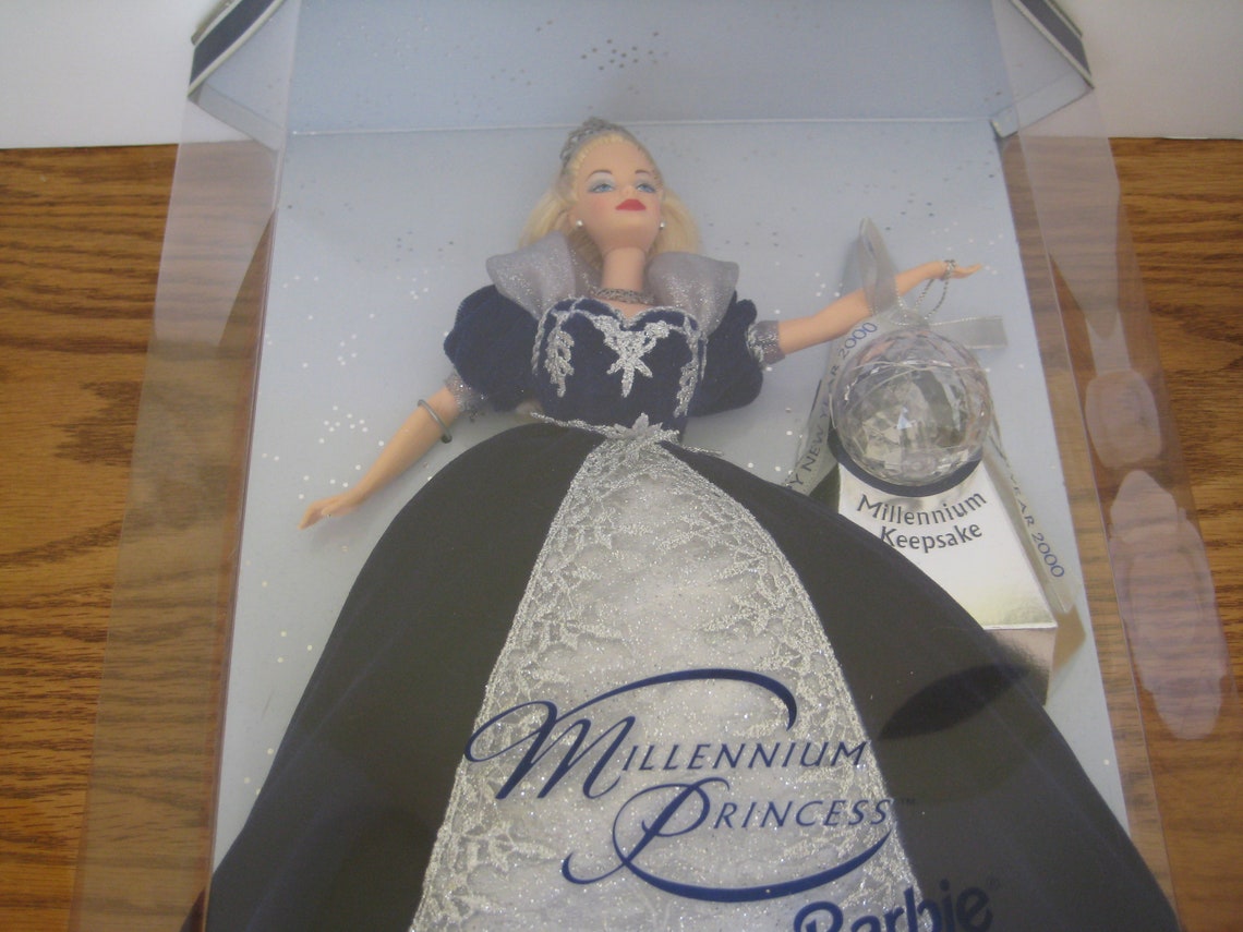 2000 Millennium Princess Barbie Doll Crystal Ball Keepsake - Etsy