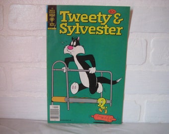 Vintage Tweety And Sylvester Comic Book, 1976 #95, Warner Bros Inc, Whitman Comics