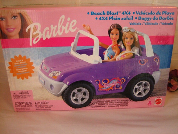 Vintage MIB Purple Barbie Jeep Beach Blast 4 X 4 2002 - Etsy Israel