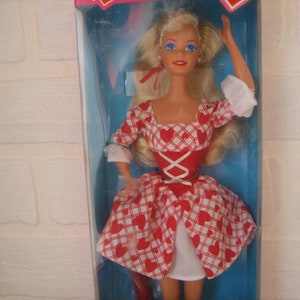 1995 Valentine Sweetheart Barbie Doll, MIB, NRFB, Vintage Mattel, Special Edition