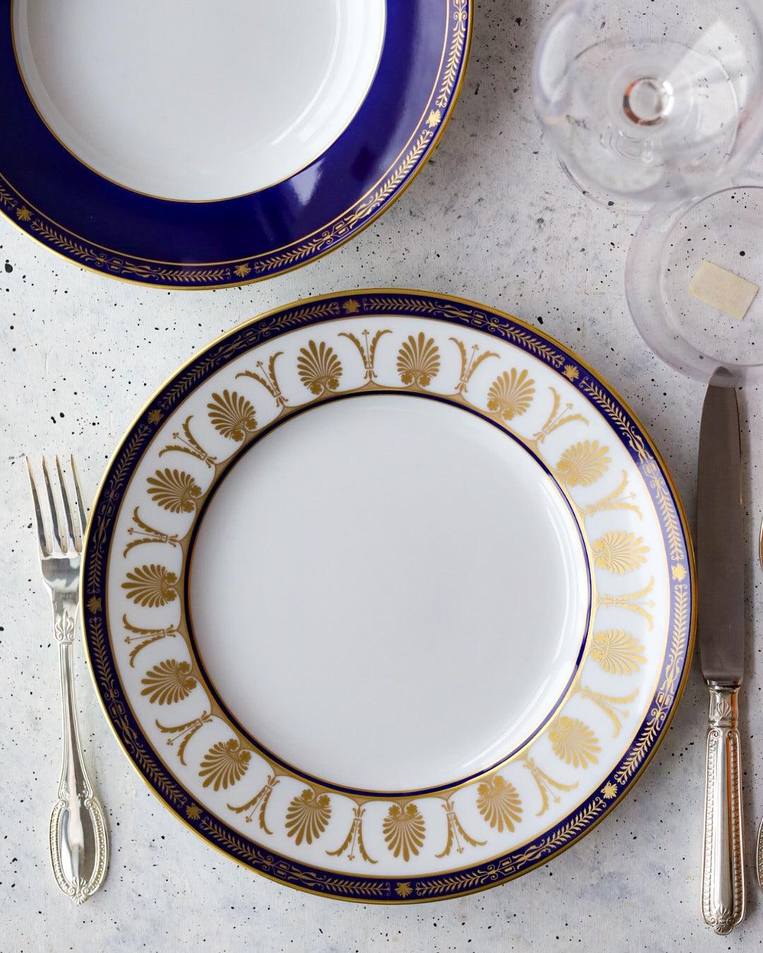 9 Coupelles Richard Ginori Forme Impero – Porcelaine Blanche Collection Contessa, Diamètre 14,5 Cm