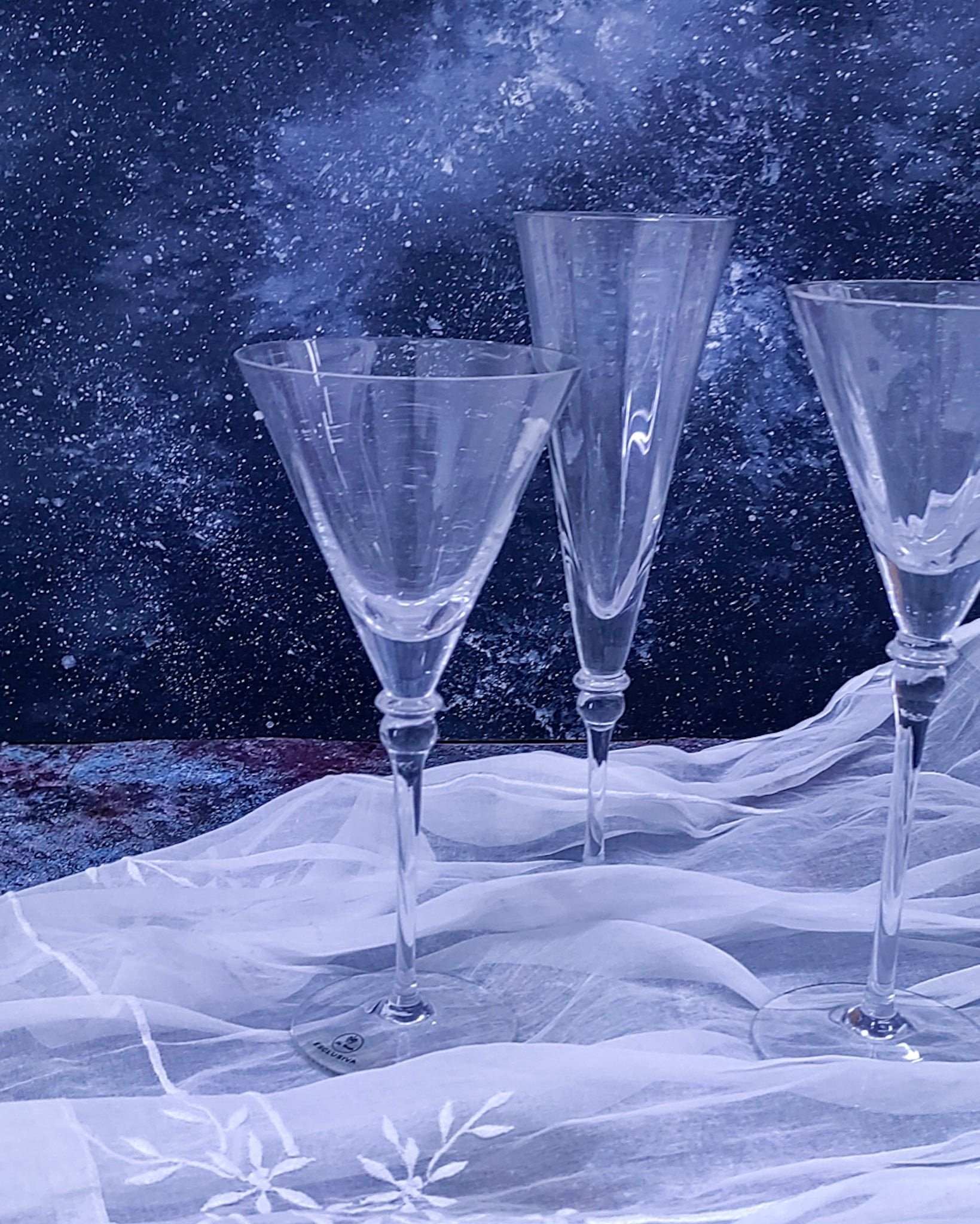 Servizio bicchieri in cristallo per 12 persone tay oblioy - OIKO  CRISTALLERIE