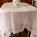 Tovaglia In Organza CALITEX Leaf 140x350 Cm - Oro E Argento, Elegante Per Tavole Festive, 100% Poliestere