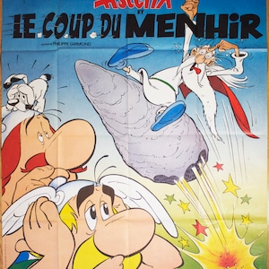 Asterix i Menhir (oryginalny plakat filmowy)