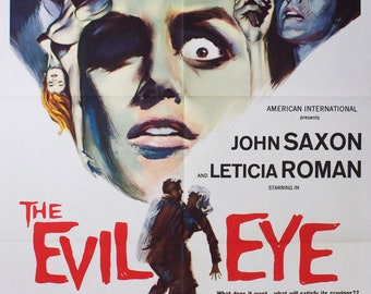 The evil eye (Original movie poster)