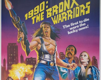 1990: The Bronx warriors (Original movie poster)