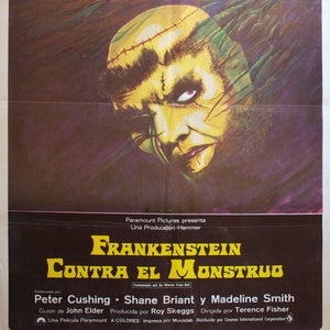 Frankenstein contra el monstruo (Póster original de la película)
