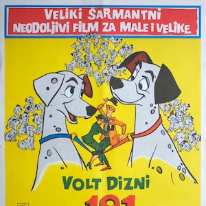 101 dálmatas (póster original de la película)