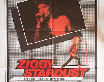 Ziggy Stardust and the spiders from mars (Original movie poster)