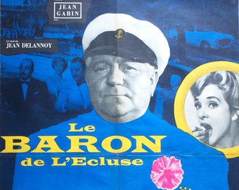 Le baron de l'écluse (Original movie poster)