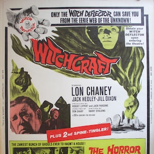 La brujería/El horror de todo (Póster original de la película)