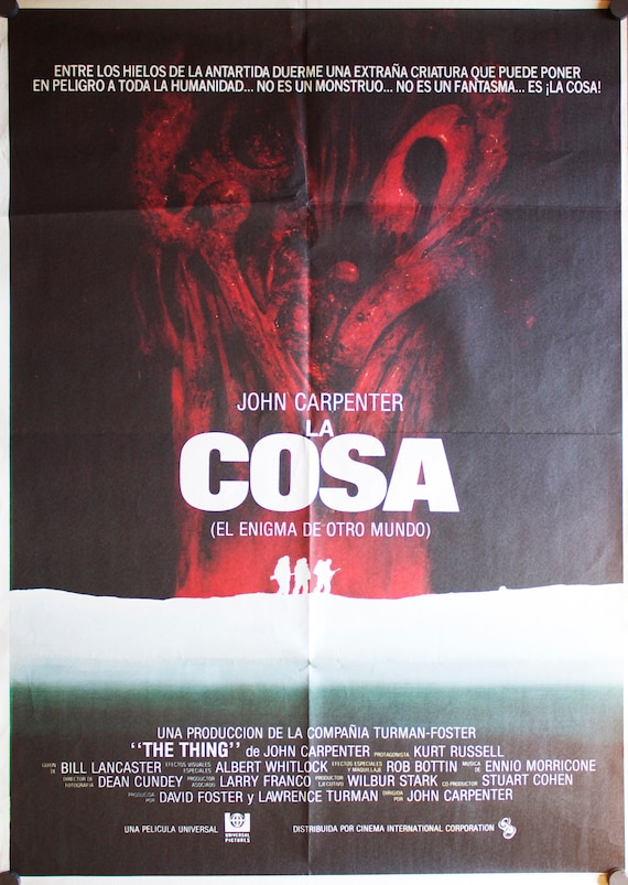 The Thing Original Movie Poster Etsy