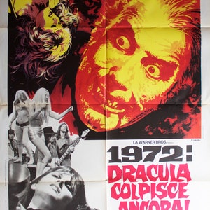 1972:dracula colpisce ancora / Dracula A.D. 1972 (Original movie poster)