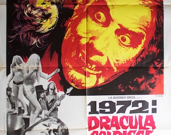 1972:dracula colpisce ancora / Dracula A.D. 1972 (Original movie poster)
