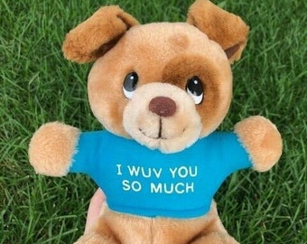 vintage stuffed animals 1980s