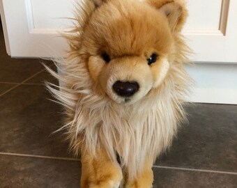 teacup pomeranian stuffed animal