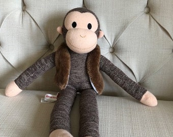 curious george gnocchi plush
